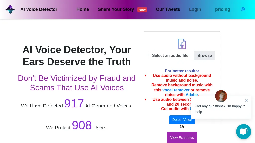 AI Voice Detector