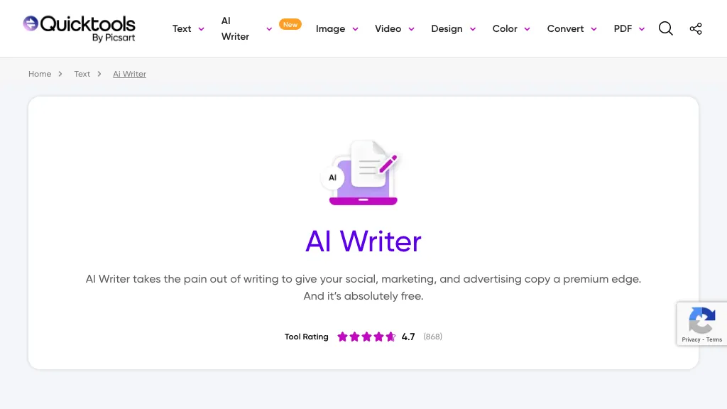 AI Writer by Picsart