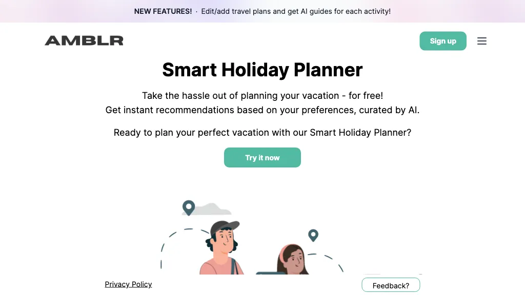 AMBLR – AI Travel Planner