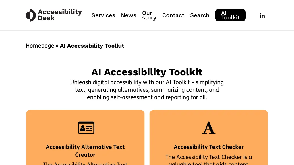 Accessibility Desk