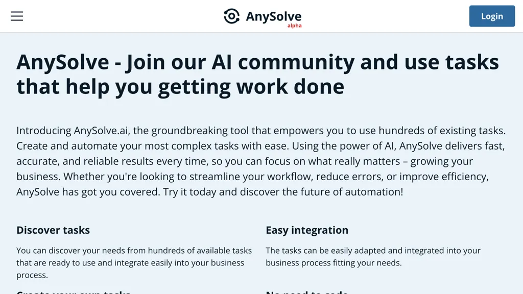 AnySolve.ai