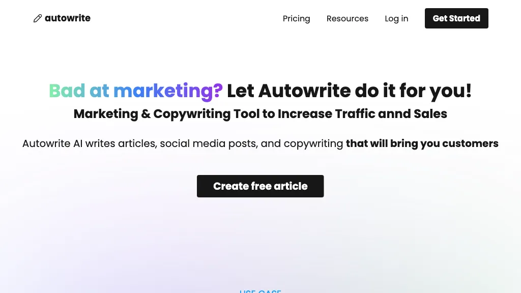 Autowrite