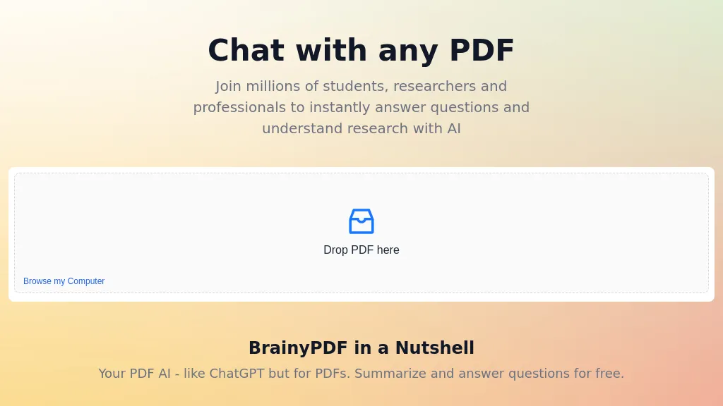 BrainyPDF