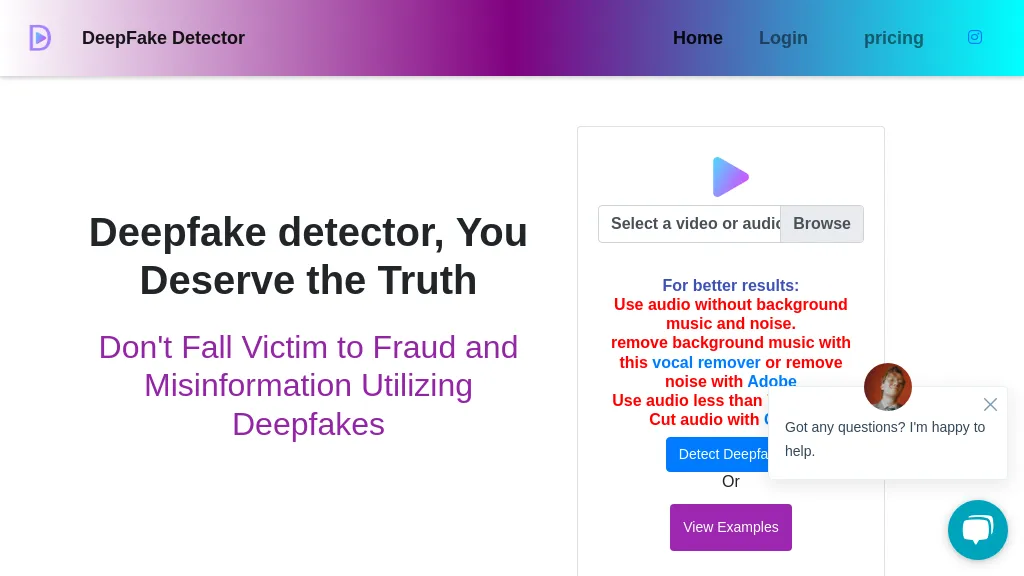 Deepfake Detector