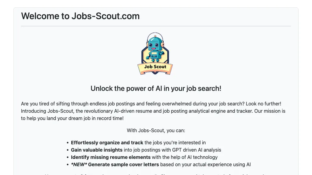 Jobs Scout