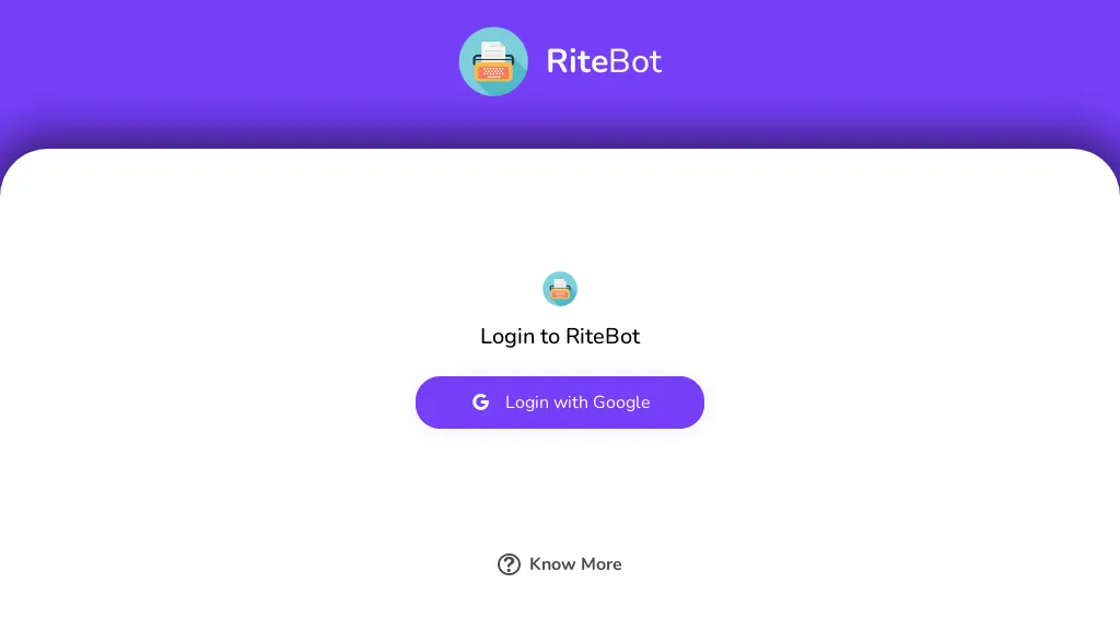 RiteBot – SEO + GPT