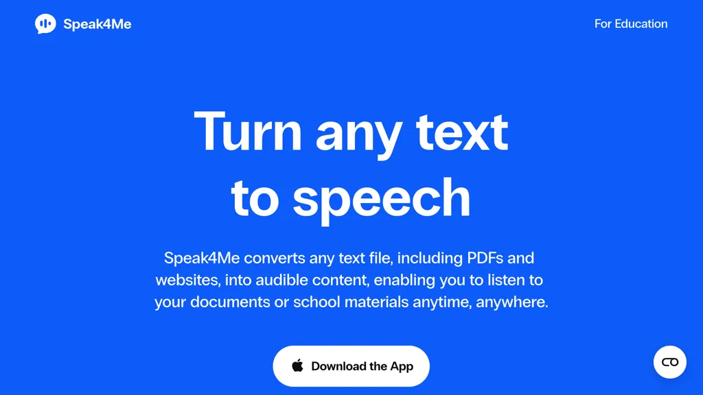 Speak4Me – Text to Speech